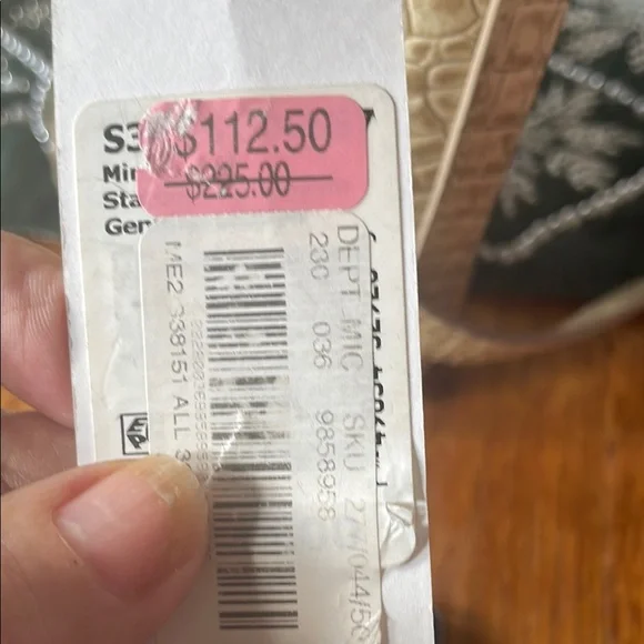 Brahmin Gold Croc Embossed Women's Bag - Picture 7 of 9